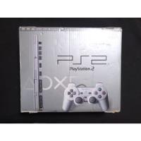 Caja De Playstation 2 Ps2 Slim Plata, usado segunda mano   México 