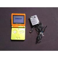 Game Boy Advance Sp Gba 1 Luz 001 Naranja Verde Con Detalle segunda mano   México 