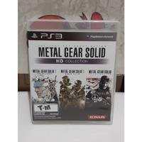 Metal Gear Hd Collection De Ps3,sub En Español,original Todo segunda mano   México 