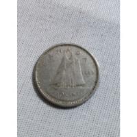 Moneda Canada 10 Centavos Año 1969  segunda mano   México 
