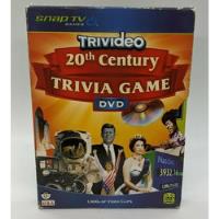 Trivideo 20th Century Trivia Game (dvd, 2005, Snap Tv) * Ccq segunda mano   México 