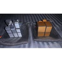 Usado, Mirror Cube Set 2*2 Dorado Y 3*3 Plateado Rubik segunda mano   México 