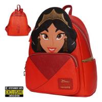 Aladdin Princess Jasmine Red Outfit Cosplay Mini Backpack Entertainment Earth segunda mano   México 