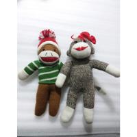 2 Peluches Tipo Sock Monkey Galerie Target 26 Cm segunda mano   México 