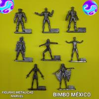 Set De 8 Figuras Metálicas Marvel 2007 Bimbo México  segunda mano   México 