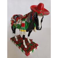 Caballo Decorativo Escultura Trail Of Painted Ponies Navidad segunda mano   México 