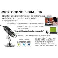Microscopio Electrónico Portátil Pequeño De Mano Usb 1000x, usado segunda mano   México 