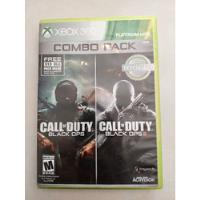 Combo Pack Call Of Duty Black Ops 1 & 2 Xbox 360  segunda mano   México 