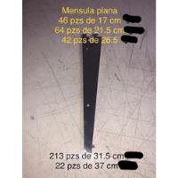 Mensula Plana Cromada Para Gondola De Pared O Central  segunda mano   México 