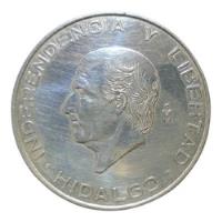México 5 Pesos Hidalgo Chico 1955 Plata Ley 0.720, usado segunda mano   México 