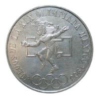 México 25 Pesos Juegos Olímpicos 1968 Plata Ley 0.720 segunda mano   México 
