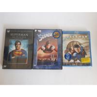 Usado, 2 Dvd Y 1  Blu Ray Superman Y Superman Returns Sellados segunda mano   México 