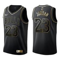 Chicago Bulls 23# Jordan Camiseta Oro Negro segunda mano   México 