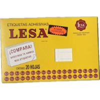 10 Cajas Etiquetas Adhesivas Lesa No12, 00x25mm, C/800 Etiq., usado segunda mano   México 
