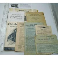 Vintage Train Pamphlets Instruction Booklets Lionel Gilb Aac segunda mano   México 