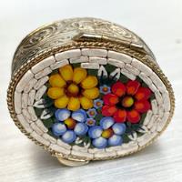 Cajita Pastillero De Micro Mosaico Veneciano Italia Vintage, usado segunda mano   México 