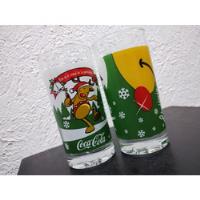 Vasos Coca-cola Navideños Cristal 2-pack Reno Vintage, usado segunda mano   México 