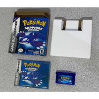 Pokemon Sapphire Gba Juego Y Manual Original (caja Custom) segunda mano   México 