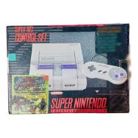 Super Nintendo Con Caja + Juego Street Fighter, usado segunda mano   México 