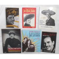 6 Libros, Jose Alfredo Jimenez, Jorge Negrete, Pedro Infante segunda mano   México 