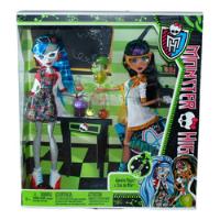 Monster High Mad Science Cleo De Nile & Ghoulia Yelps segunda mano   México 