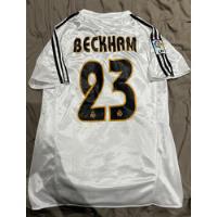 Jersey adidas Real Madrid David Beckham 2003-04 Original !!! segunda mano   México 