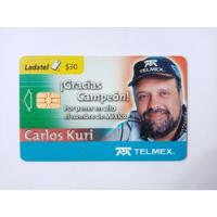 Tarjeta Telefónica Telmex Ladatel - Carlos Kuri $30. segunda mano   México 