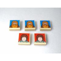 Lego The Hobbit 5 Tokens Tiles Game Dwarf Y Hobbit Set 3920  segunda mano   México 