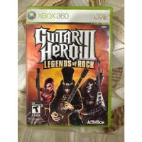 Guitar Hero 3 Legends Of Rock Xbox 360 Microsoft Gh segunda mano   México 