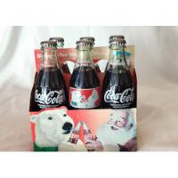 Six Botellas Conmemorativas Coca Cola Navidad 1995 Especial segunda mano   México 