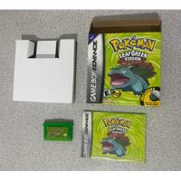 Pokemon Leaf Green Gba Juego Y Manual Original (caja Custom) segunda mano   México 