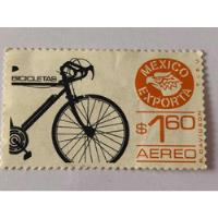 Sello Postal México 1975 Bicicletas 1.60 Buen Estado segunda mano   México 