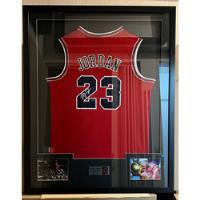 Jersey Michael Jordan Bulls Firmado C Certificado D Autentic segunda mano   México 