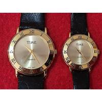 Pareja Relojes, Marca Time, Japan Movt (vintage). segunda mano   México 