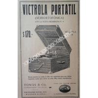 Cartel Retro Gramofono Victrola No. 50 1927 /79 segunda mano   México 
