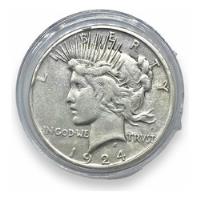 Moneda De Plata 1 Dólar Americano De 1924 segunda mano   México 