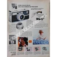 Cartel Retro Camaras Kodak Instamatic 500 1964 /553 segunda mano   México 
