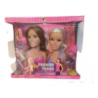 Usado,  Barbie Cabezas Fashion Fever Busto Peinados 2007 segunda mano   México 