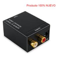 Convertidor De Audio Digital A Analogo Optico Rca Compuesto segunda mano   México 