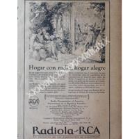 Cartel Retro Radios Radiola Rca 1920s /119 segunda mano   México 