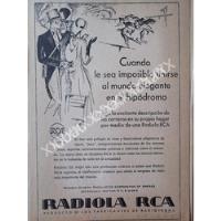 Cartel Retro Radiolas Rca , 1930 Argentina /67 segunda mano   México 