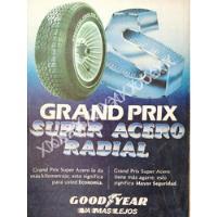 Cartel Retro Llantas Goodyear Grand Prix 1970s /125 segunda mano   México 