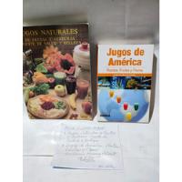 Pack 2 Libros Jugos Naturales De Frutas Verduras Y América segunda mano   México 