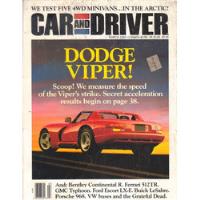 Car And Driver Dodge Viper Marzo 1992 segunda mano   México 