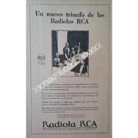 Cartel Retro Radios Radiola Rca 1920s /72 segunda mano   México 
