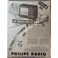 Cartel Retro Radios Philips Super 3 Onda Corta 1940 406 segunda mano   México 
