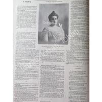 Cartel Vintage Nota. Margarita Condesa De Casa Romero 1898 / segunda mano   México 