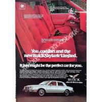 Cartel Retro Autos Gm Buick Skylark 1980 /608 segunda mano   México 