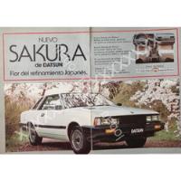Cartel Retro Autos Nissan Datsun Sakura 1983 /790 segunda mano   México 