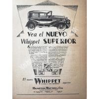Cartel Retro Autos Whippet Superior 1930 /398 Raro segunda mano   México 